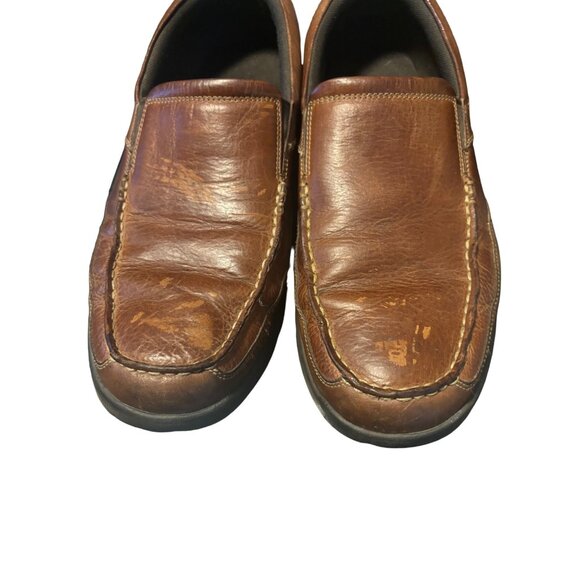 Rockport Mens Leather Slip-On Loafers Size 10M Brown - Picture 3 of 6
